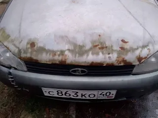 Lada Kalina 2012 года, 82 л.с., пробег 300000 км. VIN XTA111730C0242440, госномер С863КО40, цвет кузова серебристый, рабочий объем двигателя 1 596 куб.см.