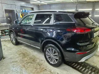 Geely Atlas Pro, 2022 года, 177 лс, 131505 км, АКПП, идентификационный номер (VIN) Y4K8722D8NB303813, черного цвета, объем: 1477 см³, мощность: 176 л.с.