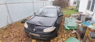 RENAULT MEGANE II CFE16 115, 2005 Легковой автомобиль, VIN VF1LM1B0A34525680, ГРЗ O864XP76, № двигателя K4MW761-R023565, цвет кузова черный.