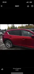 Mazda CX-5 2019 года выпуска, цвет красный, VIN JM3KFBDM3K1626355, государственный номер О510РН29. Состояние: скол краски на задней правой двери, скол на заднем бампере слева. Вид транспорта: легковой.