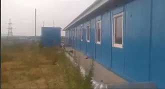Административно-бытовой комплекс, медпункт, ремонтно-механическая мастерская, склад-столовая, забор, ворота, контейнер 20 фут TCHU 6600698, блок-контейнер "Проходная" 2,45х6м.