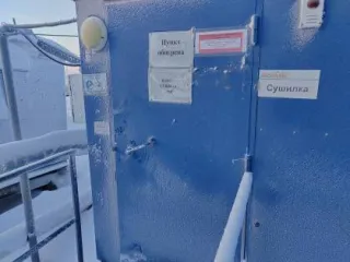 Здание мобильное Италмас на раме Сушилка ЯНАО Тазовский район территория Тазовского НГКМ