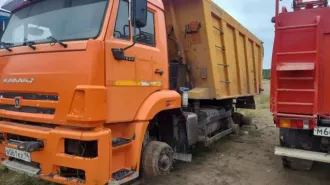 КАМАЗ 6520-43, 2016 г., VIN XTC652004G1345729, ГРЗ С116АВ49. Местонахождение: г. Магадан, п. Сокол.