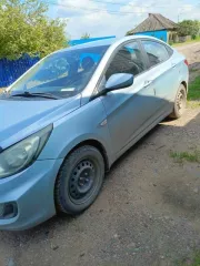Hyundai Solaris, 2011, двигатель G4FA BW358328 (по ПТС производилась замена на аналогичный), кузов Z94CT41CBBR068458, серо-голубой, 107 л.с., 1396 куб. см, бензин, экокласс 4, VIN 294CT41CBBR068438