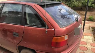 Opel Astra 1992 года, 75 л.с., пробег 280000 км. Цвет вишневый. VIN: W0L000059N2602471. Модель двигателя C16NZ, бензиновый, номер 00B05087, мощность 75 л.с. (55 кВт), объем 1598 куб. см. Кузовной номер W0L000059N2602471. Разрешенная максимальная масса 1425 кг, масса без нагрузки 950 кг…