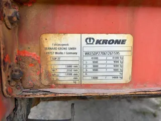 Krone SDP 27 полуприцеп 2006 полуприцеп, марка: Krone, модель: SDP 27 тентованный, год изготовления: 2006 г., идентификационный номер: WKESDP27061261595 Транспортное средство находиться на ответственном хранении на стоянке по адресу: Волгоградская область г. Михайловка, ул. Тишанская, 37 "Г"…