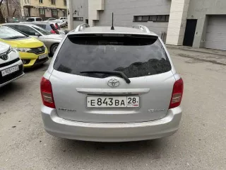 Toyota Corolla Fielder, 2007 год, госномер Е843ВА28, кузов NZE1419040045