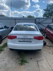 Audi A4 2014 года, 170 л.с., 221000 км, АКПП, белый цвет, VIN WAUZZZ8K5FA004603, двигатель CJE 084974, мощность 170 л.с. (125 кВт), рабочий объём 1798 куб. см, разрешённая максимальная масса 2020 кг, масса без нагрузки 1519 кг.