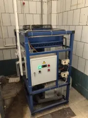 Охладитель "Ледяная вода". Документация на оборудование отсутствует, все имеющиеся сведения - в отчете об оценке. Оборудование на работоспособность не проверялось.