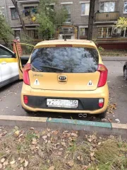 Kia Picanto 2014 года, 85 л.с., пробег 250000 км, АКПП. Цвет желтый. VIN: KNABX512BFT865552. ПТС: 78УУ345761. Госномер: У259ВР750. Двигатель №: EP080855, мощность 85 л.с. (63 кВт), объем 1248 куб.см. Кузов №: KNABX512BFT865552. Разрешенная максимальная масса 1370 кг, масса без нагрузки 990 кг.