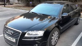 AUDI A8L, черный, 2006, 7 074 км, 6.0 АТ  450 л. с. , бензин, полный, VIN WAUZZZ4E97N004629, отсутствует ПТС, Москва, г. Щербинка