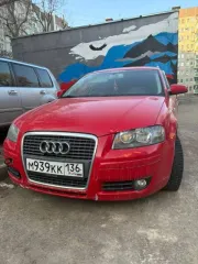 Audi A3 2007, VIN WAUZZZ8P67A172442, год выпуска 2007, модель, № двигателя BVZ 021206, цвет красный, мощность двигателя 150 л.с., тип двигателя бензиновый, 161122 км