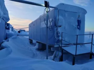 Здание мобильное Италмас Душевая ЯНАО Тазовский район территория Тазовского НГКМ