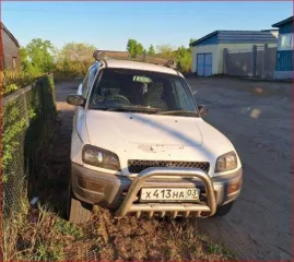 Toyota RAV4, 1996 года, 140 лс, полный привод, автомобиль легковой, марка: TOYOTA, модель: RAV4, VIN: отсутствует, гос. рег. номер: Х413НА03, год изготовления: 1996 (пробит блок двигателя, машина не на ходу).