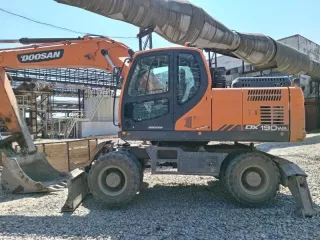 Экскаватор DOOSAN DX190WA, оранжевый, 2019, пробег   нет данных, 5.8 МТ  116 л. с. , дизель, полный, VIN DHKCEWAZAK5005412, Ставропольский край, г. Невинномыск, ограничения и обременения: отсутствуют ключи, зарегистрирован за должником Банка, перерегистрация автомобиля на нового владельца будет…