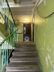 Жилое помещение, кадастровый номер 19:03:040201:3268, площадью 9,9 м2, расположенное по адресу: Республика Хакасия, г Саяногорск, мкр Ленинградский, д 26Б, к 29, на 2 этаже 5-этажного панельного здания