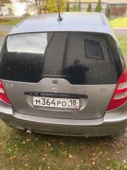Mercedes-Benz A150 2007 года, 95 л.с., 268000 км, серый, VIN WDD1690311J461511, ПТС 18ТХ760781, госномер М364РО18, мотор стеклоочистителя не работает, требуется замена аккумулятора.