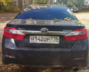 Toyota Camry, 2013 г.в., VIN: XW7BF4FK90S029274, госномер: Н142ОР716.