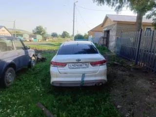 Kia Optima 2017 года, 149.5 л.с., пробег 200119 км. Автомобиль легковой, марка и модель: Kia JF (Optima), VIN: XWEGT411BJ0001919, государственный регистрационный номер: С404ОВ716, год изготовления: 2017. Транспортное средство имеет повреждения.