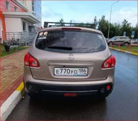 Nissan Qashqai 2007 года, 114 л.с., автомобиль легковой, марка: Nissan Qashqai Tekna, модель: Nissan Qashqai Tekna, VIN: SJNFAAJ10U1023285, гос. рег. номер: Е770УО186, год изготовления: 2007.