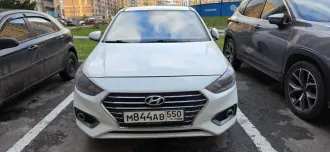 Hyundai Solaris 2018 года выпуска, VIN Z94K341CBKR106450.
