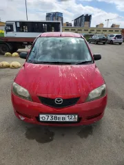 Mazda Demio, 2003 г.в., рег.знак о738ев123, Вин-номер: отсутствует, двигатель ZJ267075, мощность 91 л.с., цвет красный