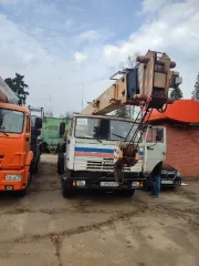 Кран автомобильный КС-55713-1 на шасси КамАЗ 55111R. VIN: Х8955713140AL1329. Модель, № двигателя: КамАЗ 740.31 - 240,2263001. № шасси: XTC 55111R 4 2222289. № кузова: Крановая установка № 329. Год выпуска: 2004.