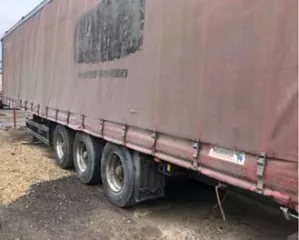 Лот №1   Полуприцеп SCHMITZ CARGOBULL SO1, VIN WSM00000003141020, 2011 г.в.  свидетельство о регистрации утеряно . По всем лотам имеются запрещения регистрации по исполнительным производствам. По вопросу снятия запрещений конкурсным управляющим ведется работа.