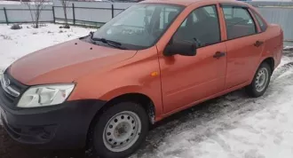 Легковой ЛАДА 219010, 2013 г.в, VIN: ХТА219010Е0232246, рег. Номер Р853НВ102, мощность  кВт/л.с. : 64/87.0, цвет: оранжевый