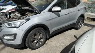 Автомобиль Hyundai SANTA FE, 2015 г.в, VIN-KMHST81CDFU495533, гос. № О885EУ31