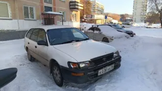 Toyota Corolla, 1997 года, 88 лс, 367000 км, АКПП, легковой универсал, государственный регистрационный номер: К038ХХ24, идентификационный номер (VIN) отсутствует, модель, номер двигателя: 5Е 0973468, кузов (коляска): № ЕЕ1036014133, мощность (кВт/л.с.): /88.0, объем двигателя (см3) 1496, номер…