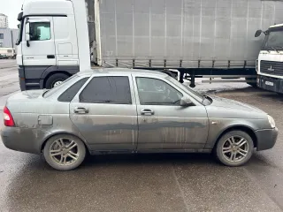 LADA Priora 2008, автомобиль легковой седан, цвет средний серо-зеленый металлик, VIN XTA21703080156881, ГРЗ Т579ЕА64.
