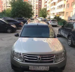 Renault Duster, 2013 года, 102 лс, 155521 км. Легковой автомобиль, марка: Renault, модель: Duster, год изготовления: 2013, цвет: бежевый, VIN: X7LHSRH8548695696, г/н: O887CУ72, мощность двигателя, л. с. (кВт): 102 (75).
