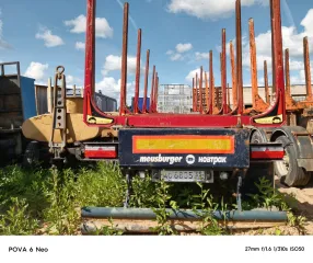 Полуприцеп сортиментовоз SH-468, 2019 года выпуска, VIN: X4TSH466HK6190506, госномер: АО 6885 35. Категория: прицеп. Цвет кузова: темно-синий. Разрешенная максимальная масса: 66 000 кг, масса без нагрузки: 8 500 кг.