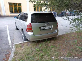 Тойота Королла Филдер 2001 год двигатель 082370 кузов ZZE1220038749 мощность двигателя 136 л. с. цвет серый