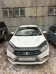 Lada Vesta, 2019 года, 106 л.с., 166157 км. Легковой автомобиль, VIN XTAGFL110LY402545, механическая коробка передач, отсутствует аккумулятор. Возможно потребуется капитальный ремонт ДВС. Находится в залоге у АО "ТБанк".