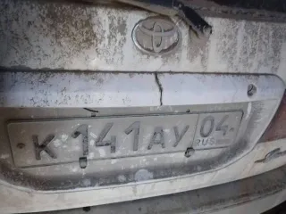 Toyota Ipsum 1997 года. Разукомплектованный легковой автомобиль, марка: Toyota, модель: Ipsum, год изготовления: 1997, VIN: отсутствует, г/н: к141ау04, кузов №: SXM107030163. Требуется ремонт мотора, не на ходу.