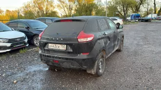Lada Xray, 2018, черный, VIN: XTAGAB110J1088617