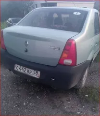 Renault Logan 2006 года. Автомобиль легковой, марка Renault, модель Logan (SR), VIN: X7LLSRAGH8H060863, гос. рег. номер С442ВЕ58, год изготовления 2006.