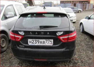 Лада Веста 2021, модель GFK110, VIN XTAGFK110MY522112, госномер Н239АВ774.