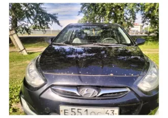 Hyundai Solaris, 2013 года, 123 лс, 404403 км. Транспортное средство – легковой автомобиль, марка/модель – Hyundai Solaris, год выпуска – 2013, VIN – Z94CT41DADR263796, гос.номер Е551ОС13.
