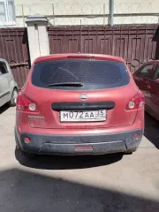 Nissan Qashqai 2008 года, 2.0 NAVI P, VIN SJNFBNJ10U1232076, номер М072АА35, цвет темно-красный