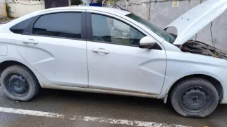 Lada Vesta 2018 года, 122.4 л.с., пробег 75560 км, автоматическая коробка передач. Цвет кузова белый. VIN: XTAGFL320JY210184. Двигатель: номер 21179 0046903, объем 1774 см³. Является залоговым имуществом.