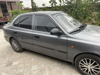 Hyundai Accent, 2008 Транспортное средство - HYUNDAI ACCENT VIN: X7MCF41GP9M215871, 2008 год выпуска, цвет серый темный
