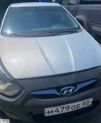 Автомобиль Hyundai Solaris, цвет: серебристый, 2012 года выпуска, гос. номер M4790E65, VIN Z94CT41CACR111196, тип ТС: легковой, категория ТС: В, шасси (рама) №: отсутствует, кузов (кабина, прицеп) №: Z94CT41CACR111196, ограничения/обременения: не зарегистрировано.