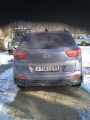 Автомобиль Hyundai Creta, регистрационный номер А146СЕ69, 2017 года выпуска, VIN Z94G2813DHR052614. Цвет серый.