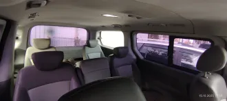 Hyundai Grand Starex 2008 года выпуска. VIN: KMJWAH7JP8U013884. Находится на стоянке по адресу: г. Самара, шоссе Московское, 153Д. Контактный телефон: 89871680205, Сергей Иванович.