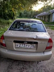 Hyundai Accent, 2003 года, 102 лс, 415000 км. Автотранспортное средство: ХЕНДЭ АКЦЕНТ, легковой седан, VIN X7MCF41GP4M008002, год выпуска – 2003г.