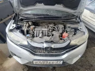 Honda Fit г/н P499EE27, 2017 г.в., № кузова GK33320645, цвет серый