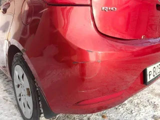 Kia Rio 2013, 107 л.с., 129039 км. Легковой автомобиль KIA Rio (КИА; РИО). VIN: Z94CB51BADR028124, гос. номер Р805РМ72, год выпуска 2013. Требует замены 4 стойки, передние тормозные диски, передний и задний бампер, левое зеркало разбито, левая задняя фара с трещиной. Необходим ремонт коробки…